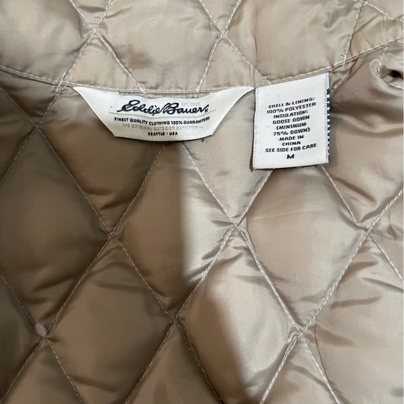 Eddie Bauer Goose Down Quilted Jacket (Size M) - Picture 12 of 14